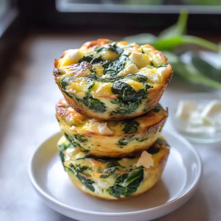Muffins aux Œufs Épinards et Feta