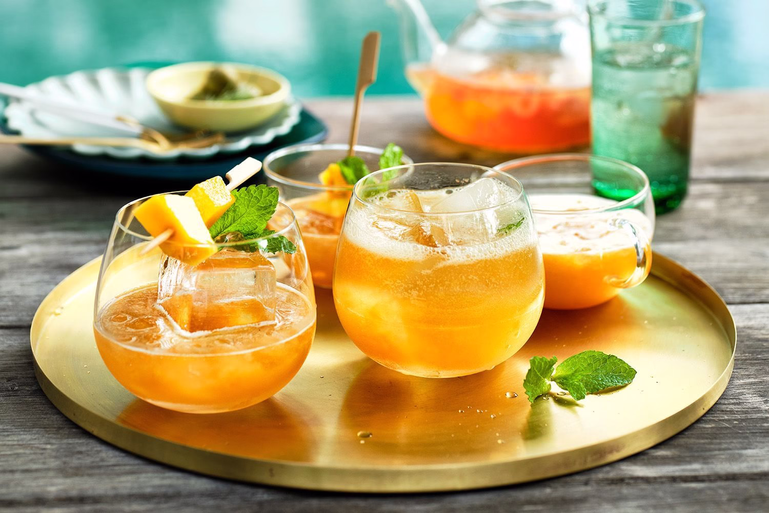 Thé Glacé Maison à la Mangue