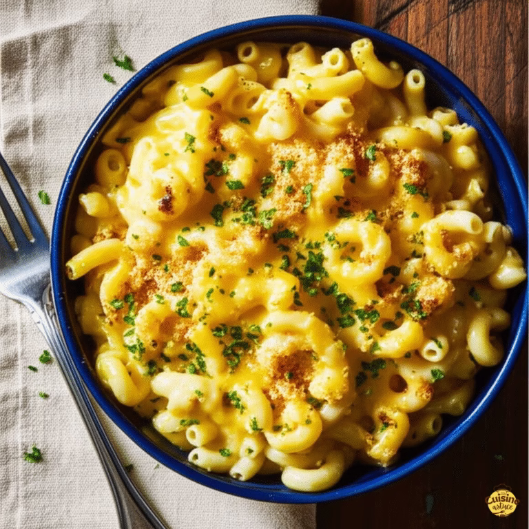 Macaroni au fromage maison