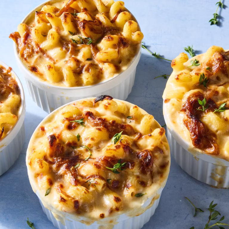 Recette du Mac & Cheese Façon Soupe à l'Oignon
