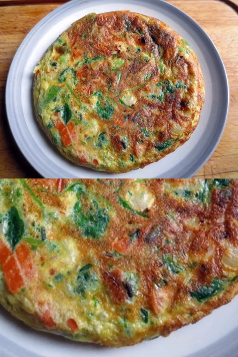 Omelette aux légumes express