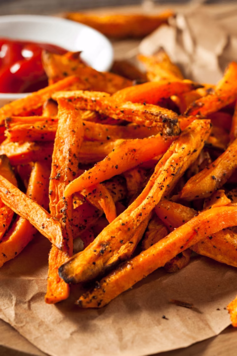 Frites de patate douce au paprika à l'Air Fryer