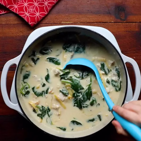 Soupe au Poulet Alfredo