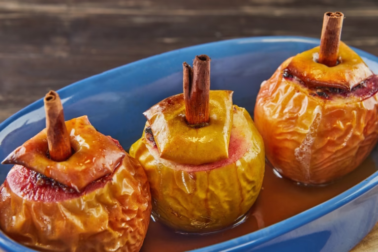 Pommes au Four à la Cannelle