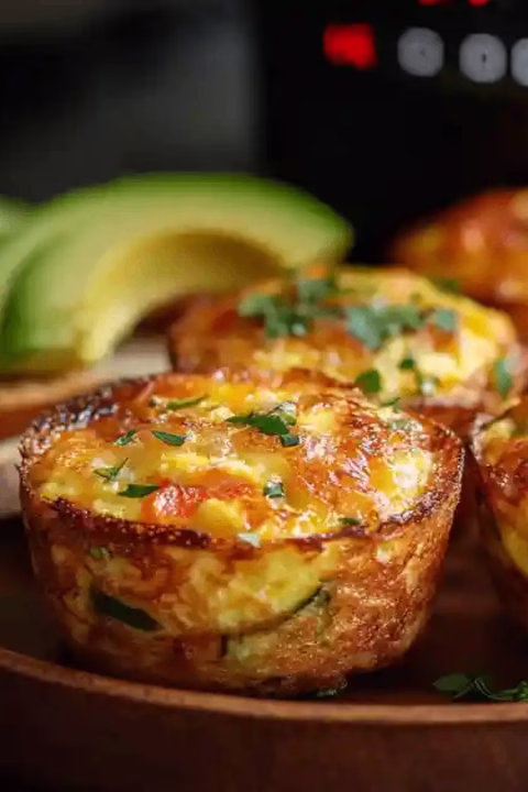 Muffins aux Œufs et Légumes à l'Air Fryer