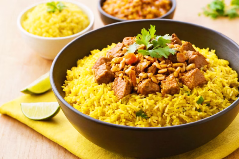 Quoi Manger avec le Riz Jaune ? Les Meilleurs Accompagnements et Idées Repas