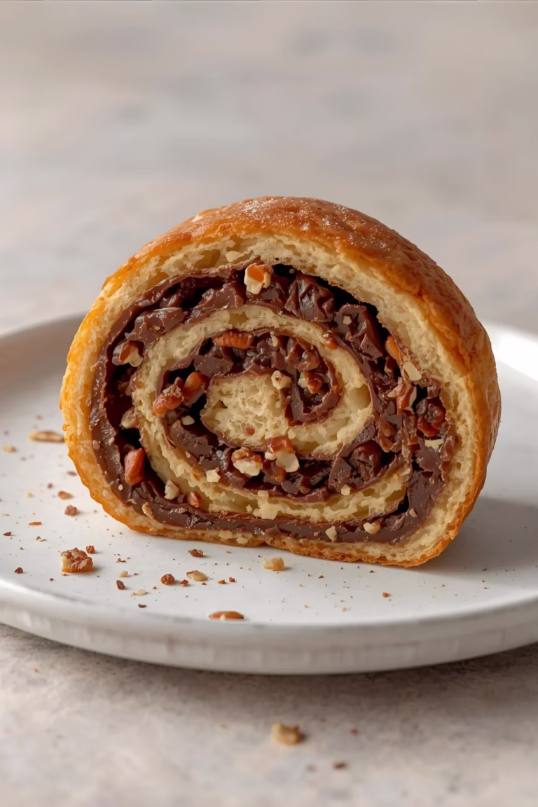 Spirales au chocolat, aux dattes et aux noix de pécan