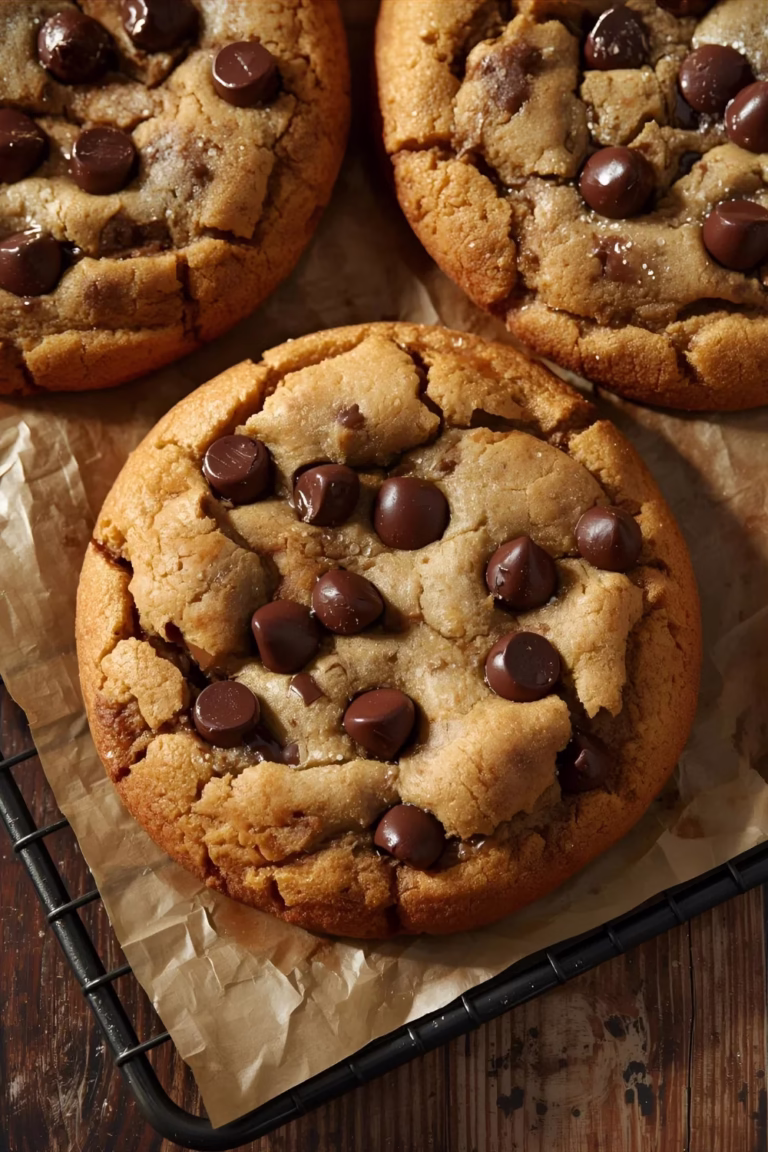 Cookies géants aux pépites de chocolat