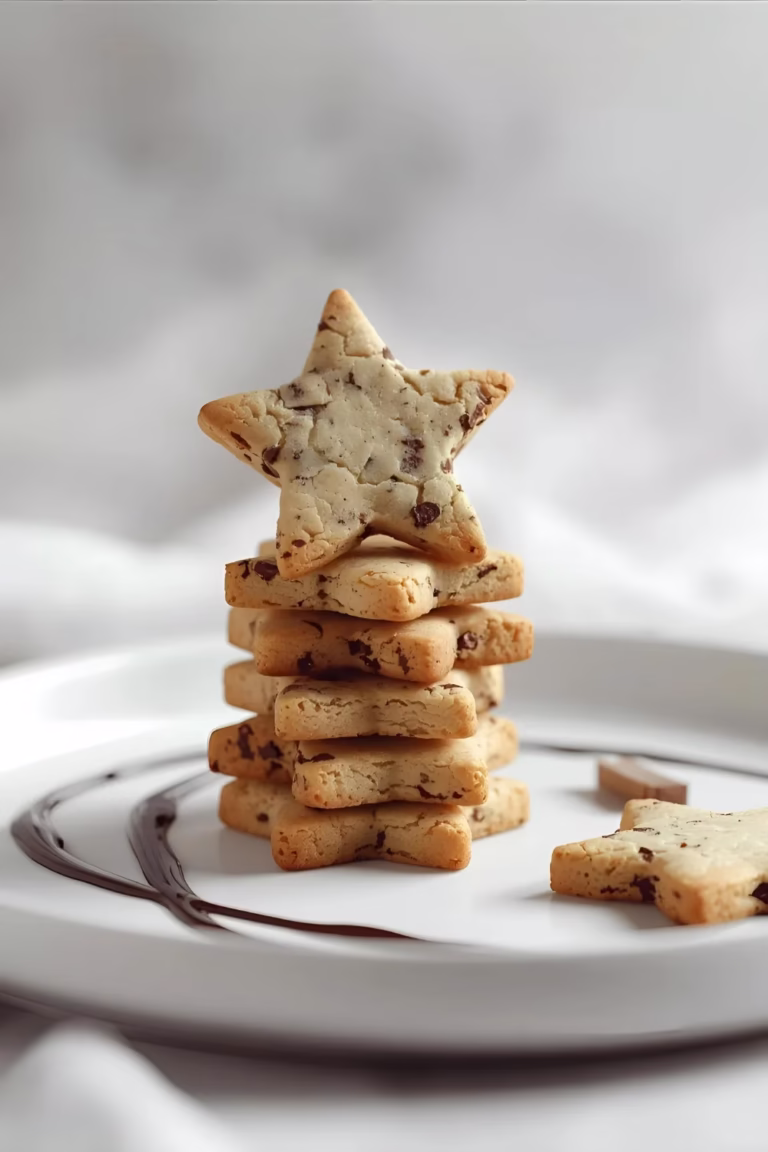 Biscuits étoiles menthe-chocolat