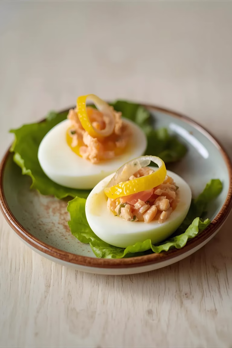 Œufs Mimosa au Saumon Fumé