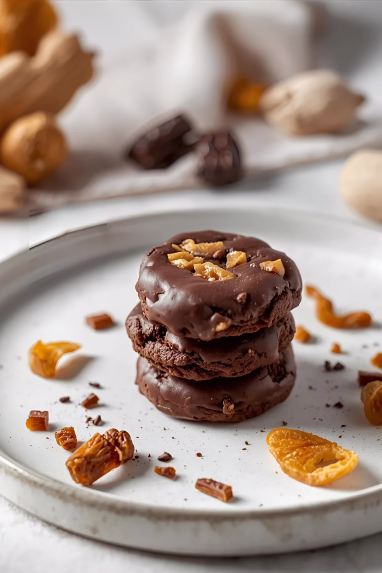 Biscuits au chocolat et gingembre confit