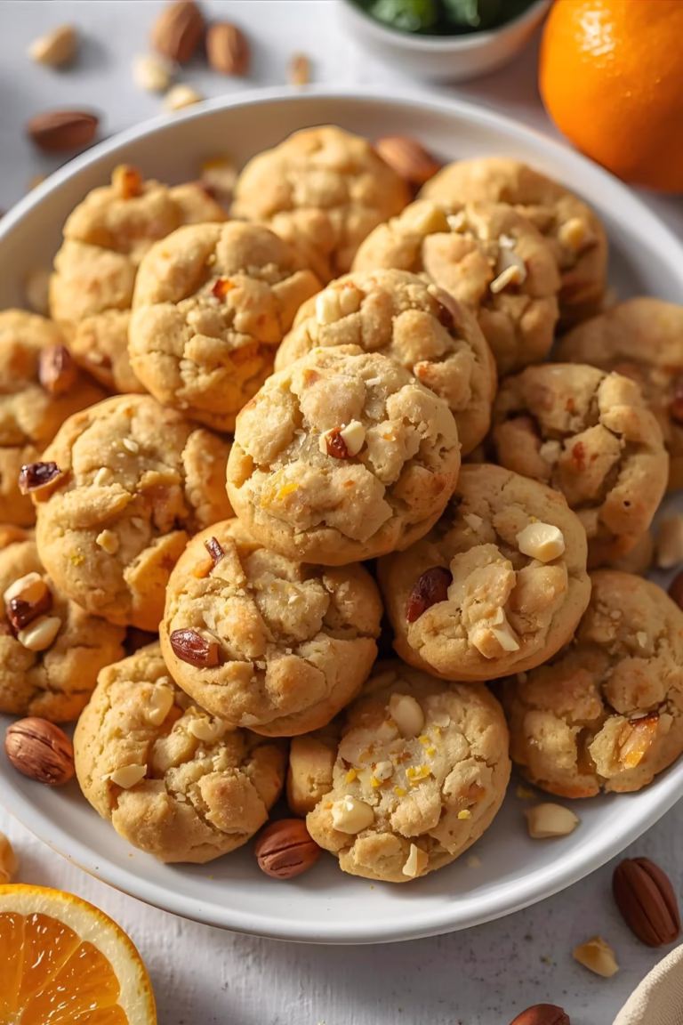 Biscuits aux noisettes et zestes d’orange