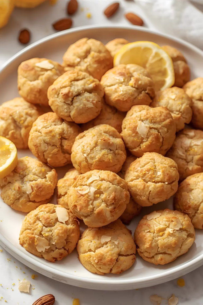 Biscuits aux amandes et zestes de citron