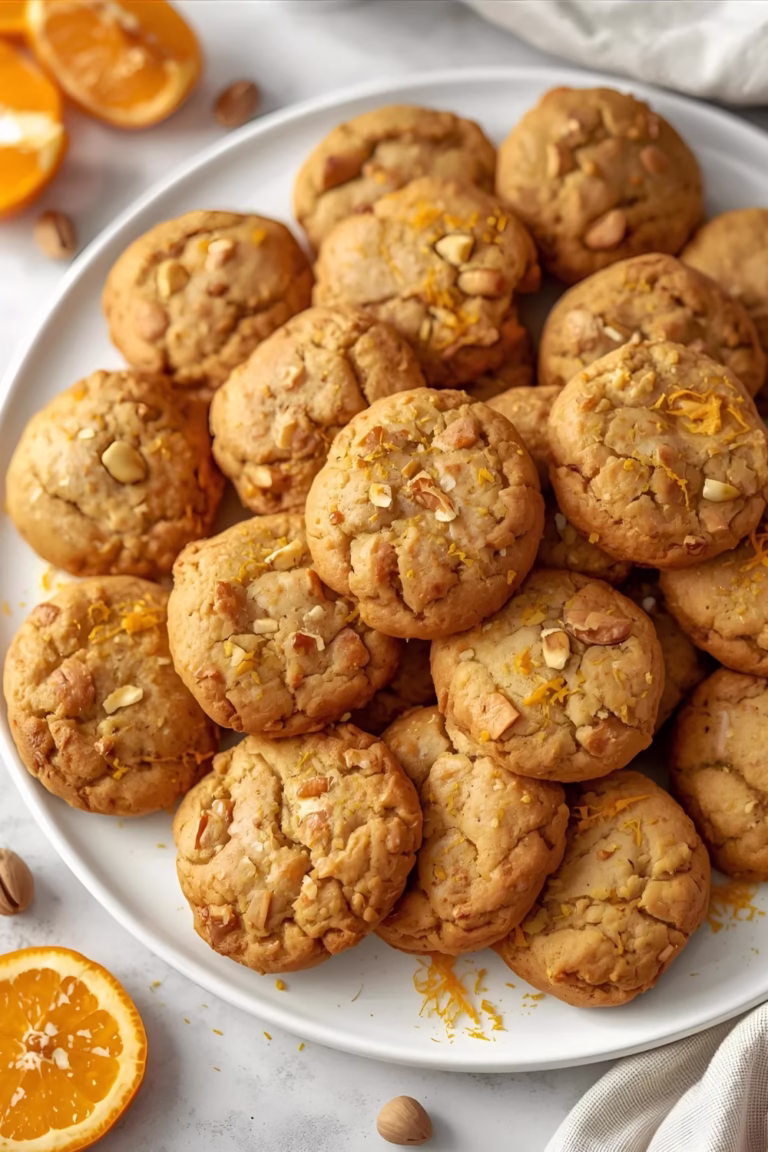 Biscuits aux noisettes et zestes de mandarine