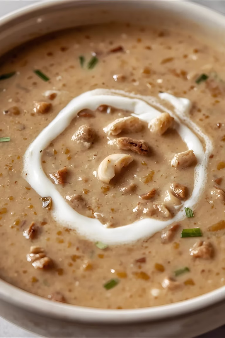Velouté de Champignons de Paris à la Crème