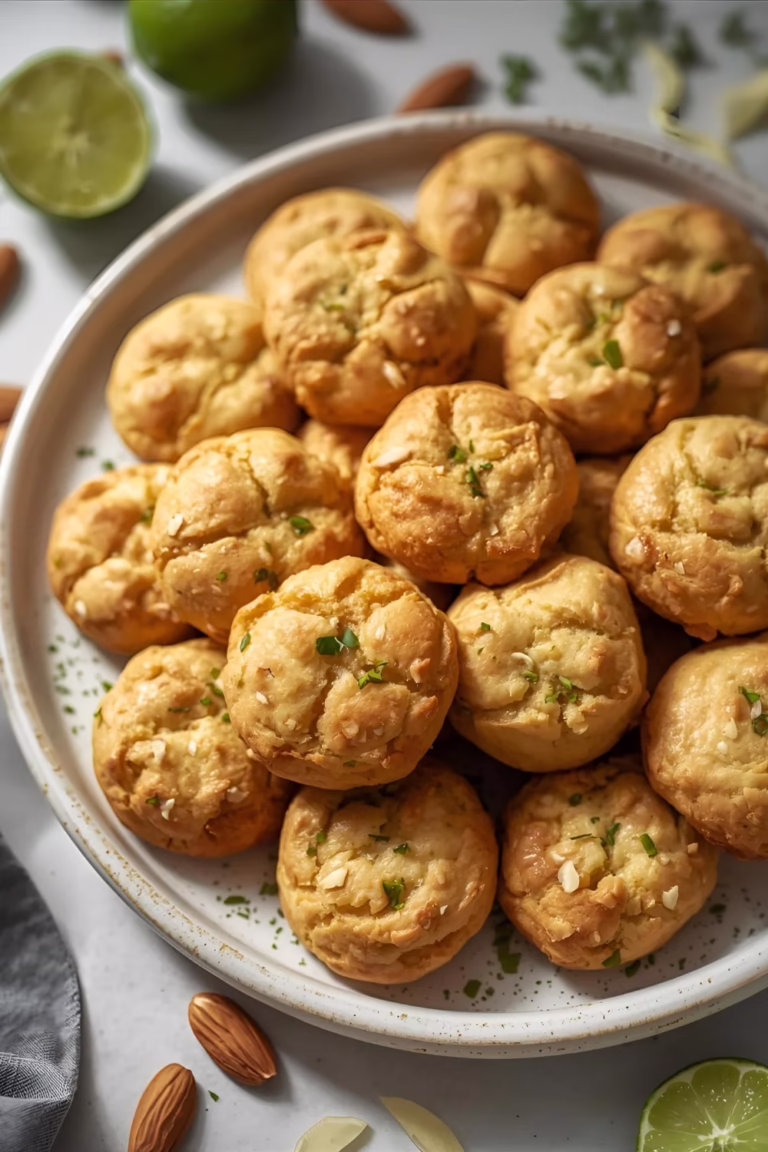 Biscuits aux amandes et zestes de citron vert