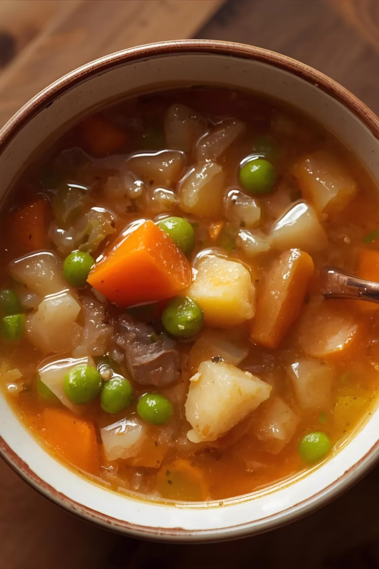 Soupe de Légumes Rustique aux Haricots Blancs