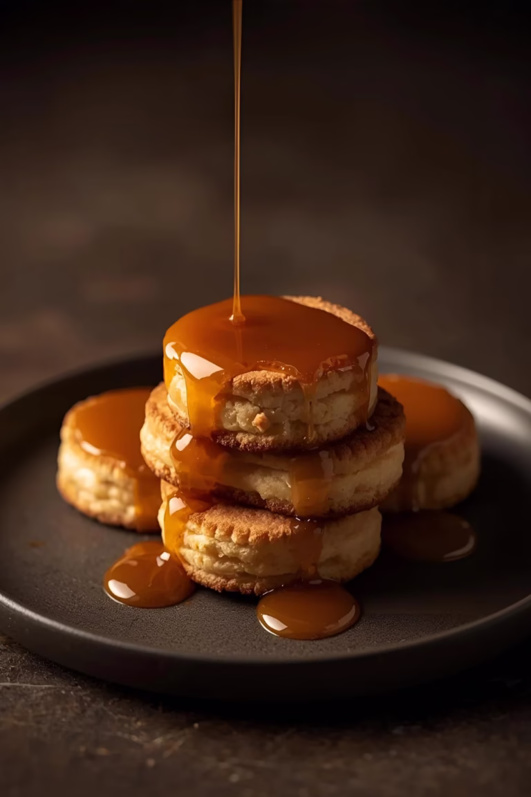 Biscuits dorés au caramel