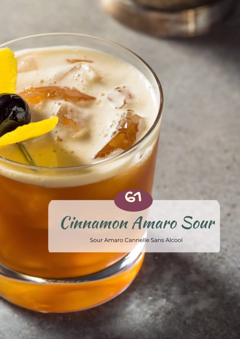 Cinnamon Amaro Sour