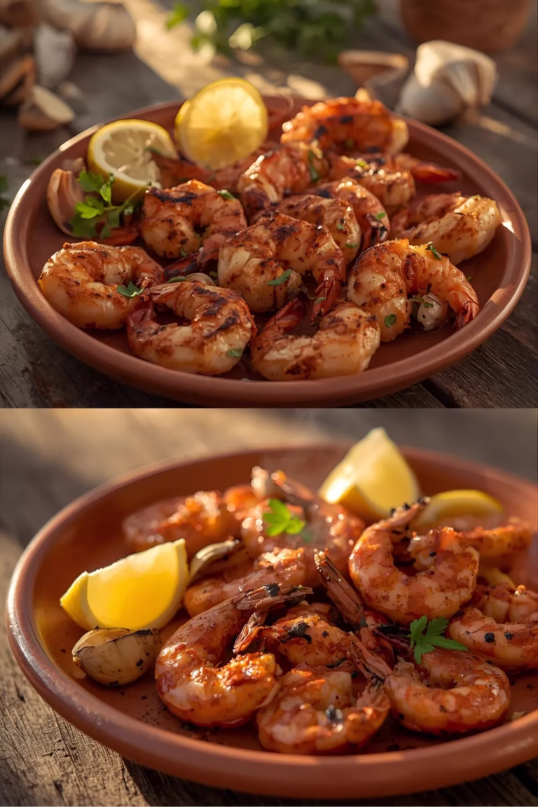 Crevettes grillées à l'espagnole à la friteuse à air