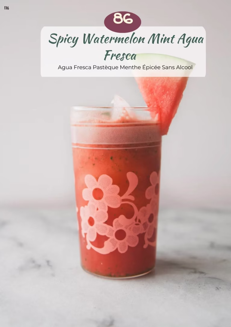 Spicy Watermelon Mint Agua Fresca