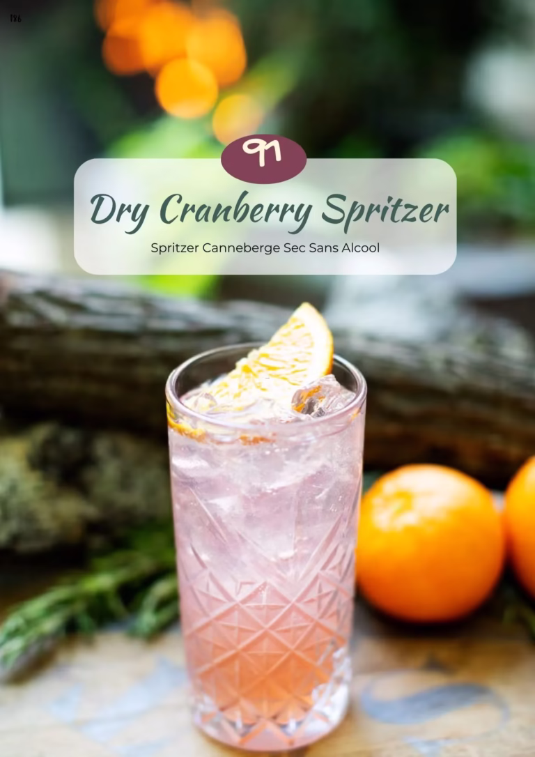 Dry Cranberry Spritzer