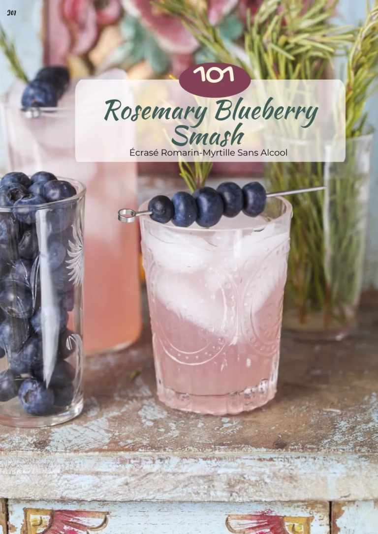 Rosemary Blueberry Smash