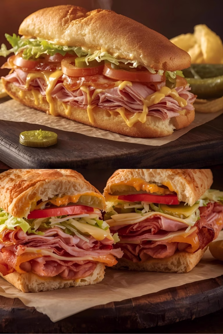 Sous-marin tout garni à la friteuse à air