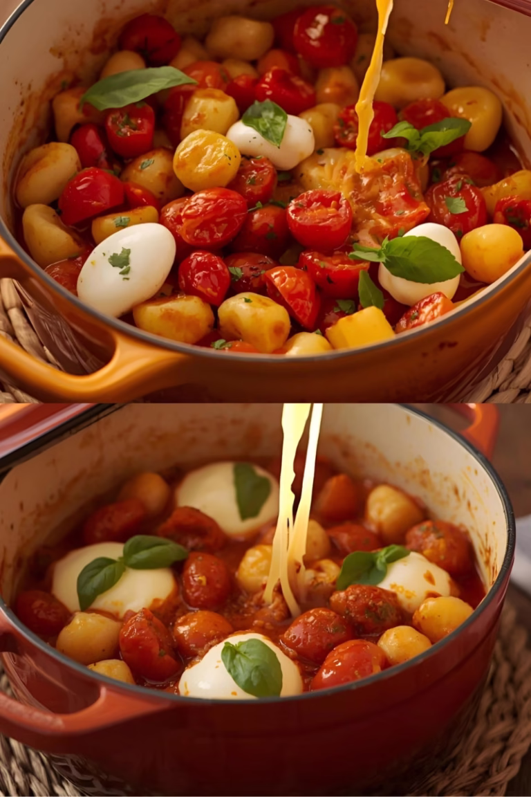 Gnocchis «one-pot» au mozzarella et tomates fraîches