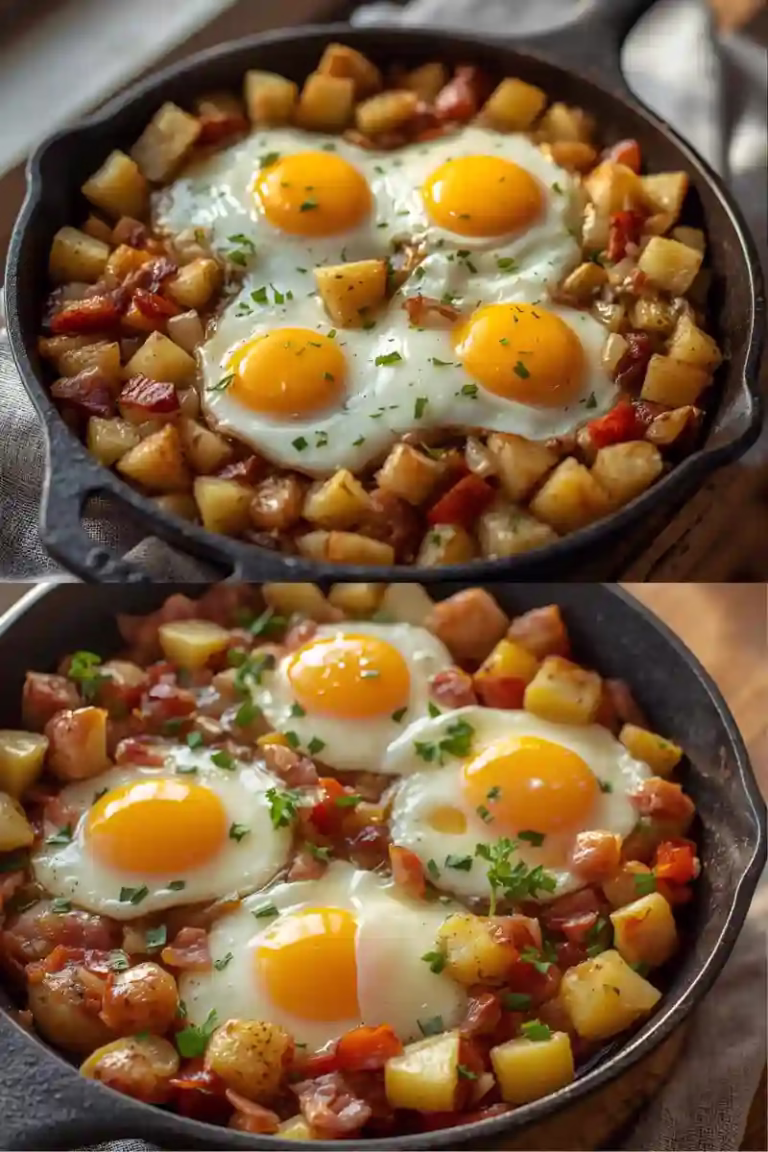Casserole d'oeufs et pommes de terre