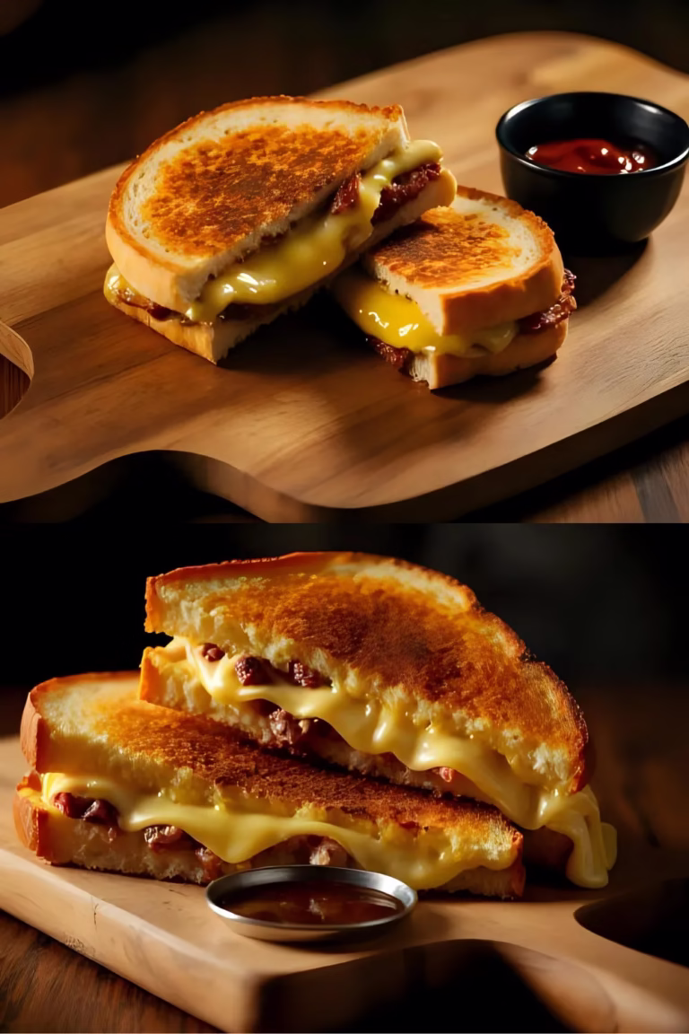 Grilled cheese aux restes de fondue chinoise et sa sauce