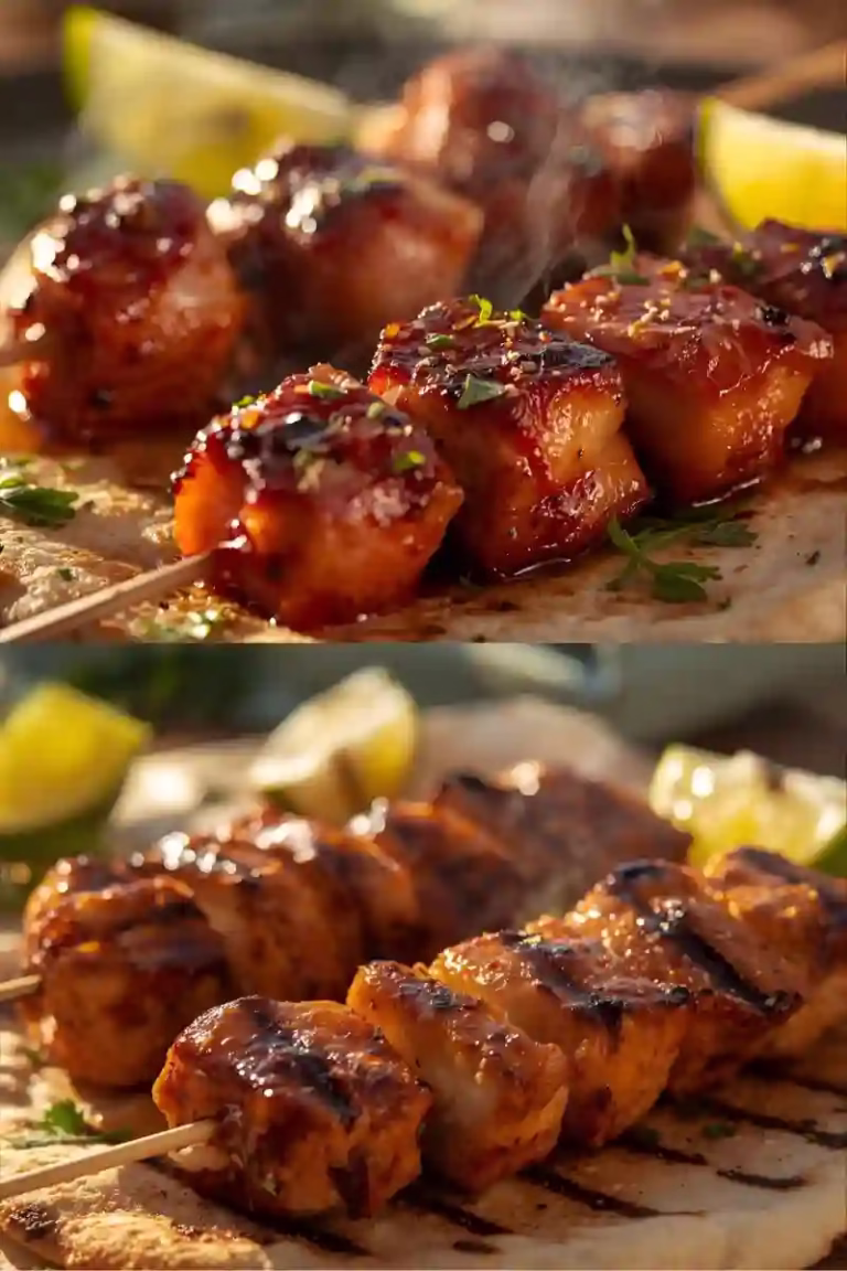 Brochettes de poulet BBQ à la libanaise