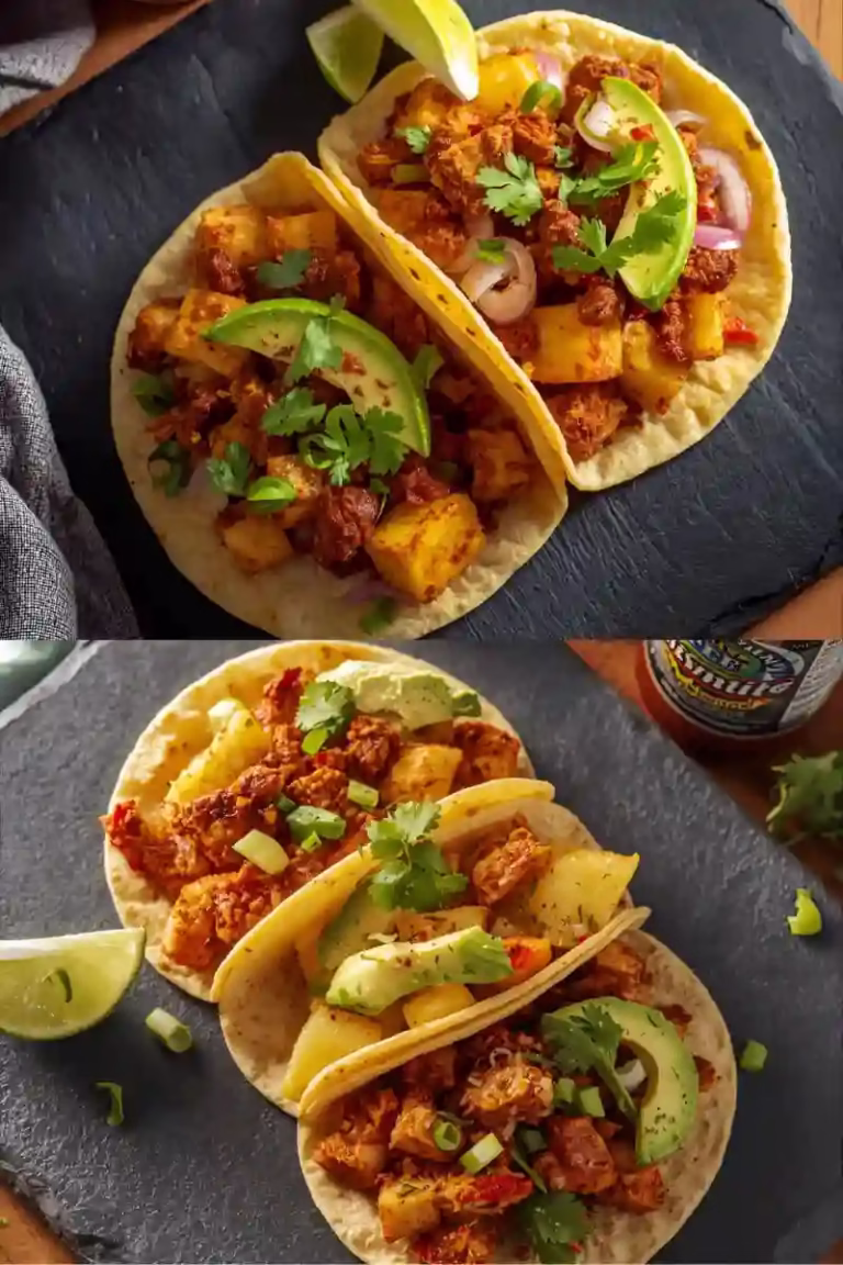 Tacos au tofu al pastor