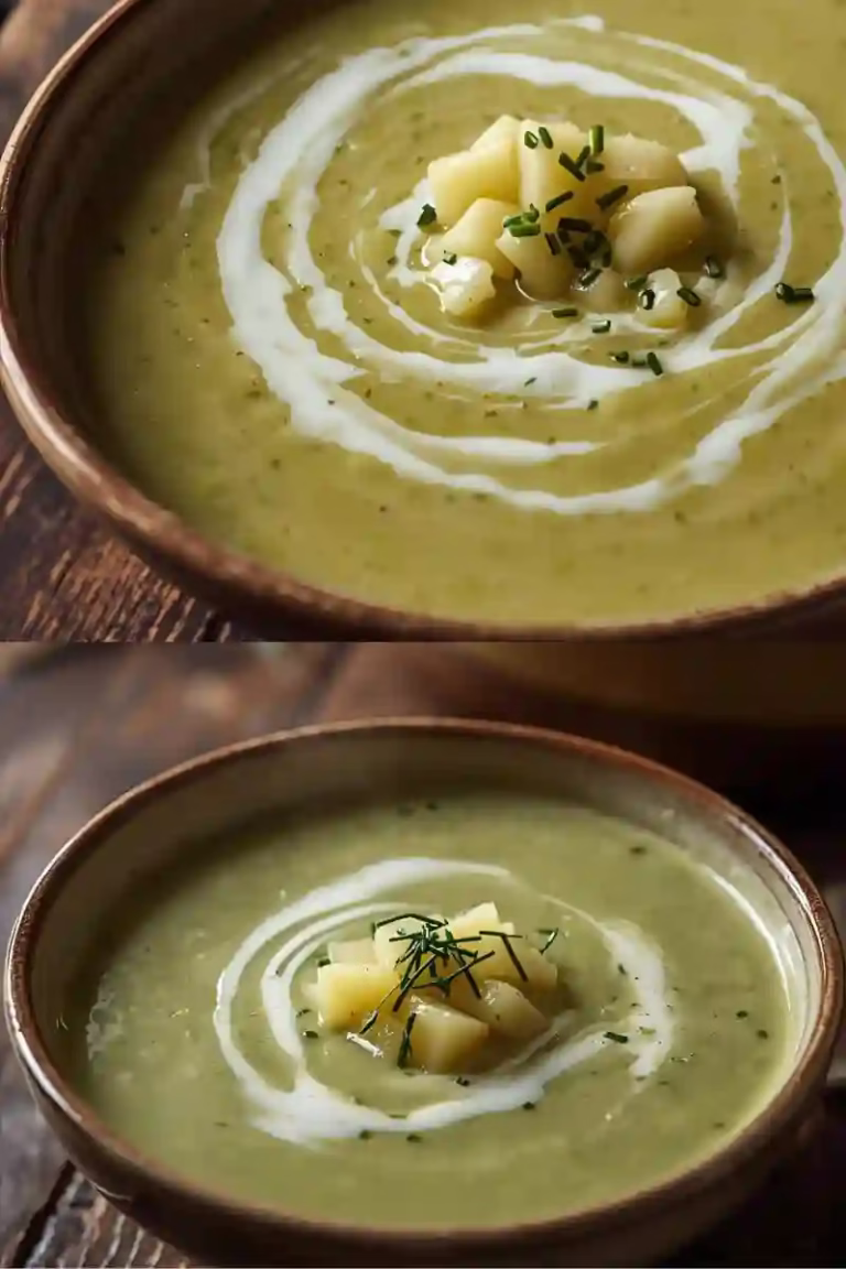 Crème de poireaux et pommes de terre