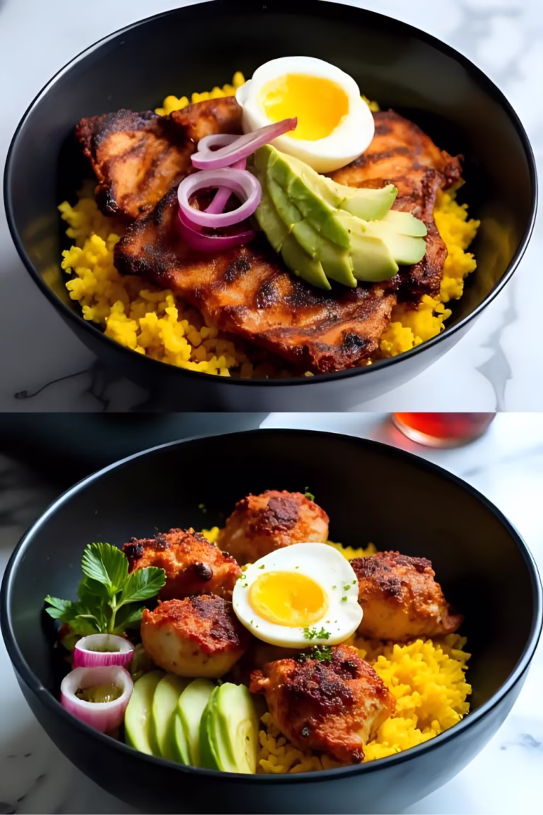 Bol gourmand style poulet rouge