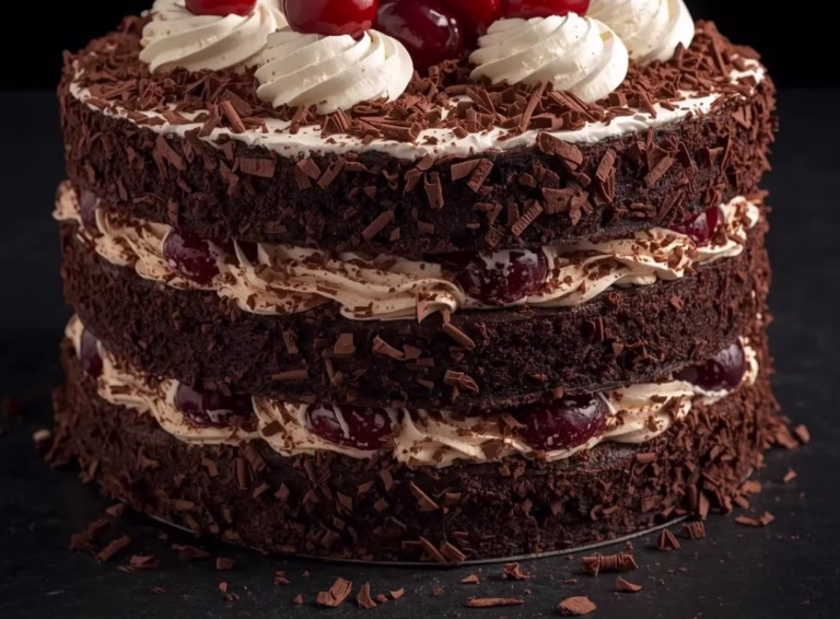 Gâteau Forêt-Noire classique