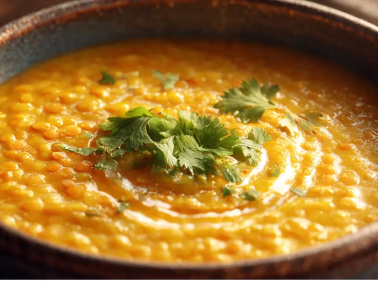 Dal indien rapide aux lentilles corail