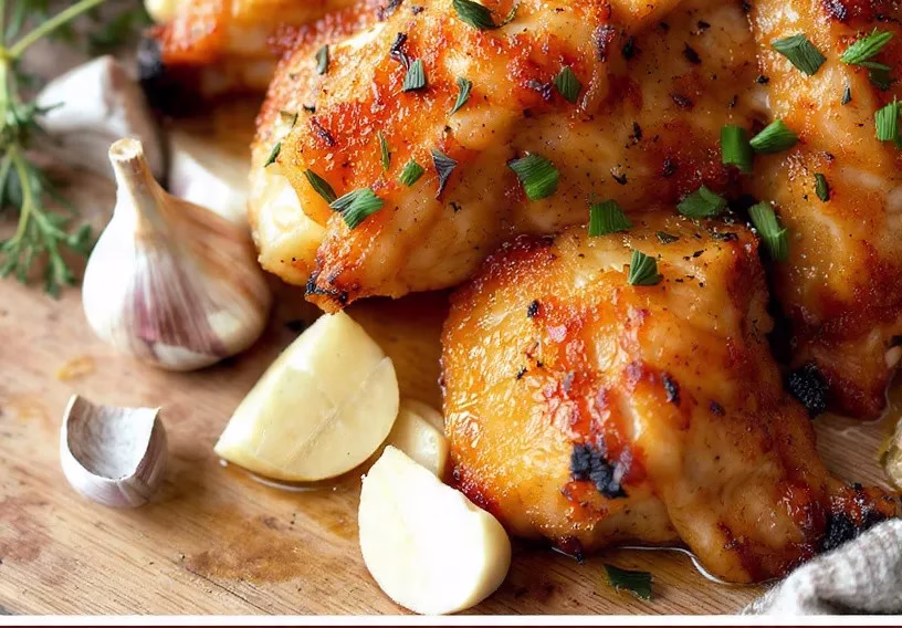Cuisses de Poulet à l’Ail et au Gingembre