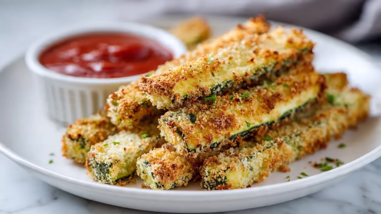Courgettes panées à l’air fryer