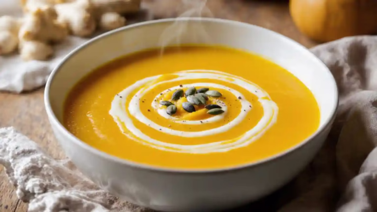 Velouté de butternut et gingembre