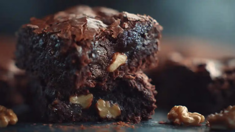 Brownies au chocolat noir et noix