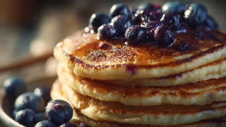 Crêpes protéinées aux bleuets