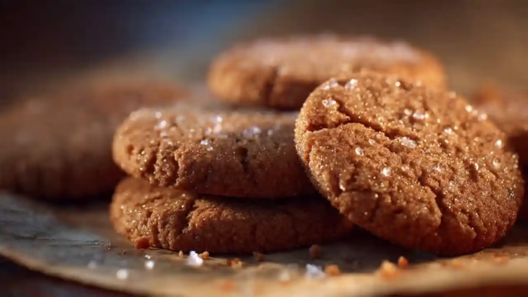Biscuits sablés à la mélasse