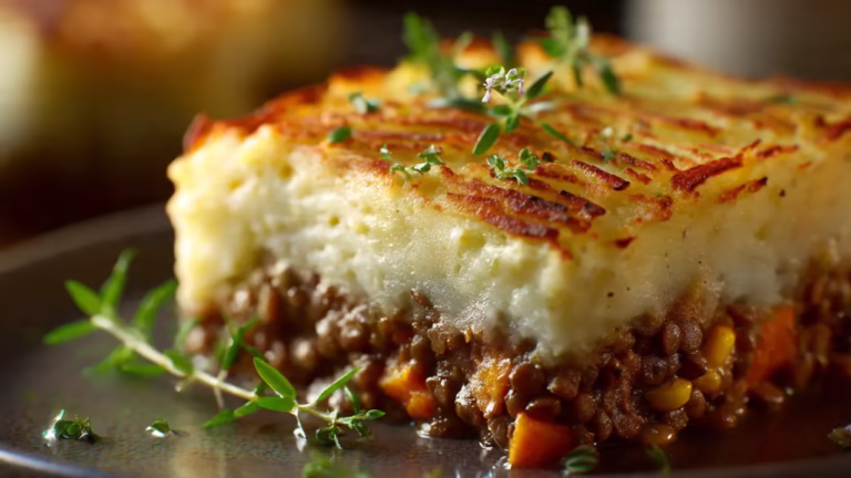 Pâté chinois light aux lentilles