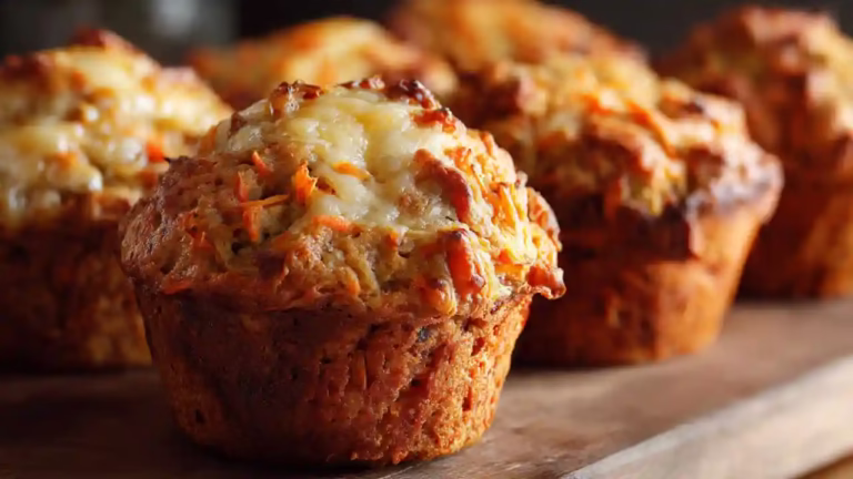 Muffins aux carottes et fromage d.o.m.
