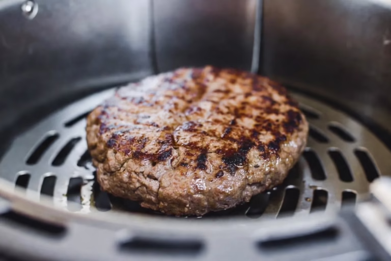 Steak haché façon burger à l’air fryer
