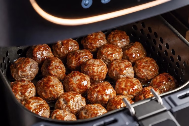 Boulettes de bœuf à l’air fryer